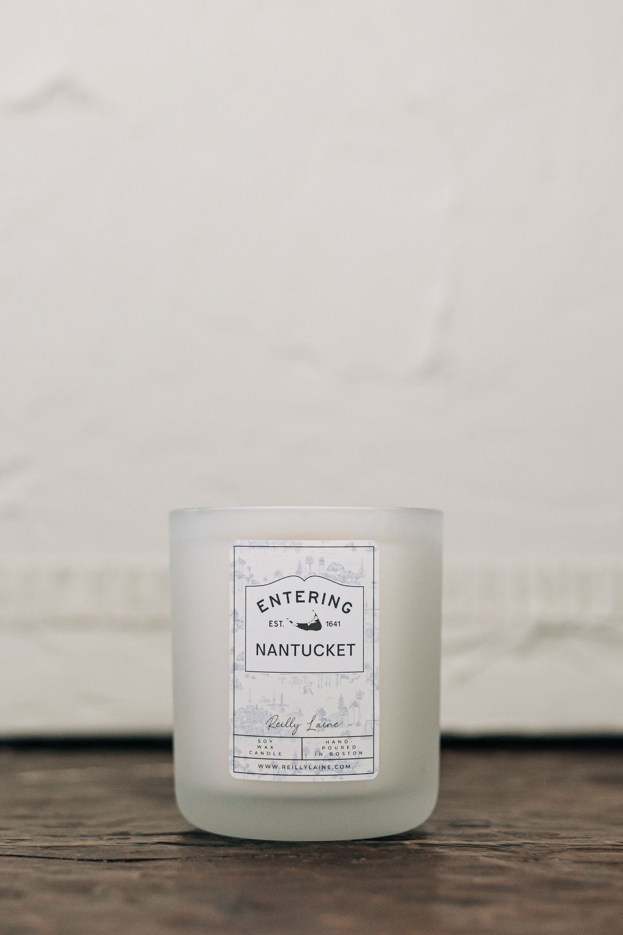 Now Entering: Nantucket Candle Label