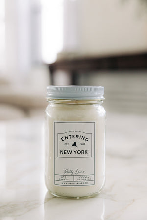 Now Entering: New York Candle Label