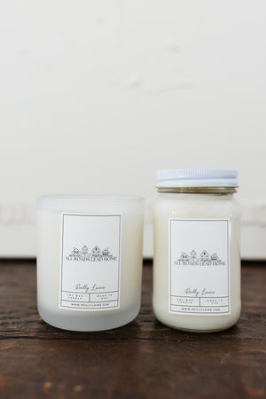 All Roads Lead Home Candle Label