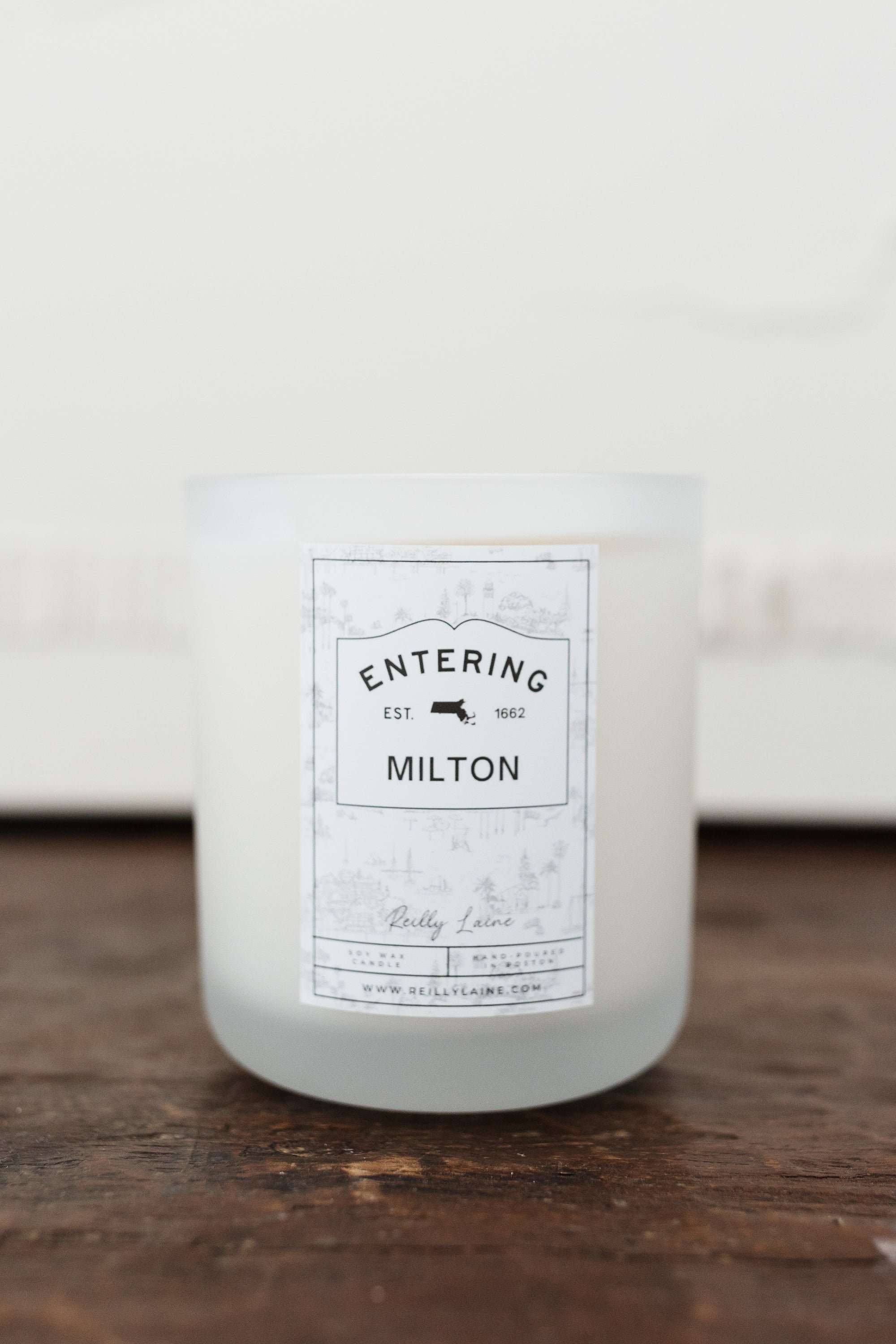 Now Entering: Milton Candle Label