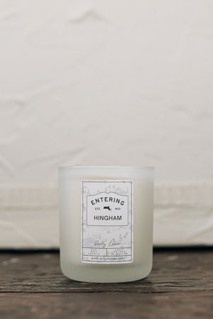 Now Entering: Hingham Candle Label
