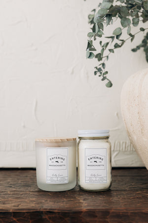 Now Entering: Massachusetts Candle Label