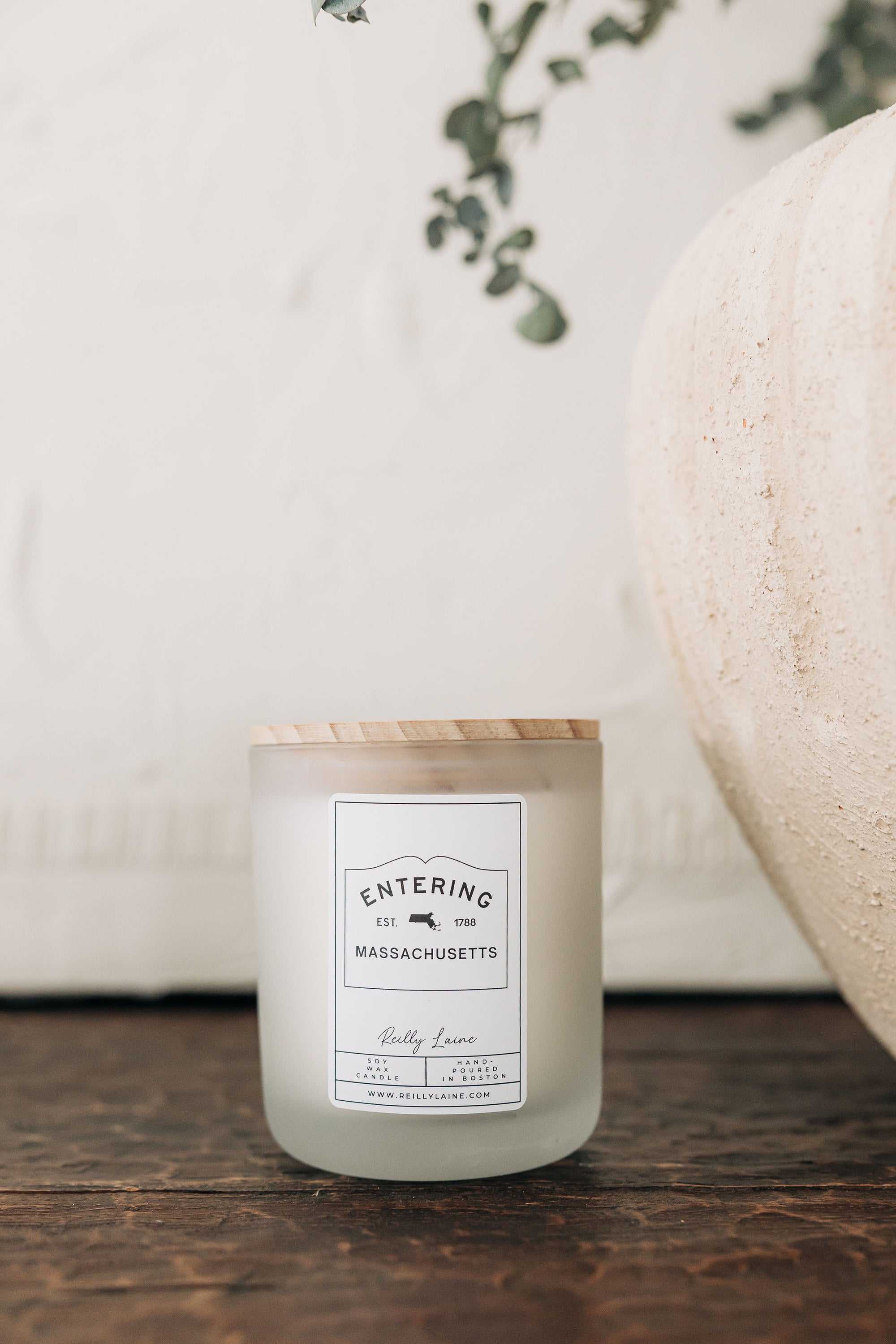 Now Entering: Massachusetts Candle Label